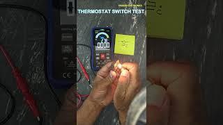 How to test thermostat switch