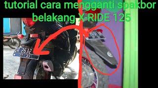 Tutorial ganti spakbor belakang X-RIDE 125  2022