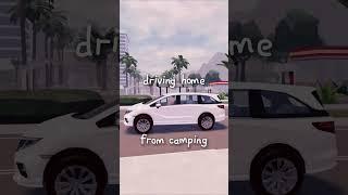 ⋆୨୧˚ ️  Driving Home From Camping Trip  Berry Avenue  ItzBerri  ️˚୨୧⋆ #shorts