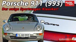 Porsche 911 993 Der luftgekühlte Elfer fasziniert seit 1993  AUTO MOTOR UND SPORT  Garagengold