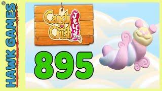 Candy Crush Jelly Saga Level 895 Puffler mode - 3 Stars Walkthrough No Boosters