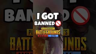 I Got Banned  Pubg Mobile Lite  Pubg Lite ID Ban Problem #shorts #pubglite #pubg