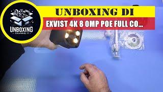 EXVIST 4K 8 0MP PoE Full Color Impermeabile IP66