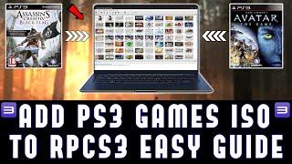 HOW TO ADD GAMES DIRECTORY TO RPCS3 2024 GUIDE  PS3 EMULATOR