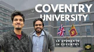 Coventry Uni Tour Vlog & LK Students in Coventry  UK Sinhala Vlog  The Ceylon Trio