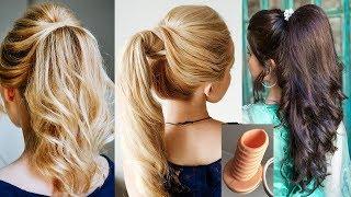 4 best ponytail hairstyles compilation  Reshape your head with right placed ponytail