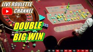  LIVE ROULETTE  DOUBLE BIG WIN On Number 15  In Real Casino  Morning Session  2024-06-22