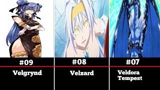 Top 20 Strongest Tensei shitara Slime Datta Ken Characters