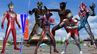 ULTRAMAN REGULOS VS ABSOLUTE TARTARUS GEED TRI SLUGGER GEED DARKNESS RIBUT ZERO DARK #ウルトラマン