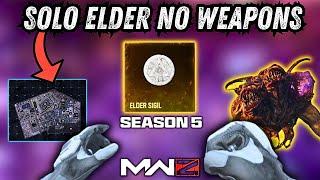 MW3 Zombies Elder Dark Aether with No Weapon in Season 5 SOLO