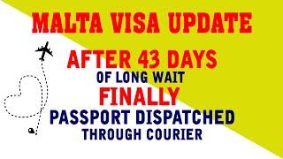 MALTA VISA UPDATES - VFS & COURIER TRACKING SYSTEM UPDATE - GETTING MY PASSPORT