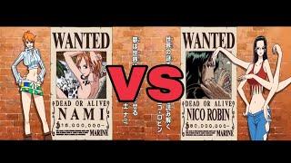 One Piece Special Episode  Nami vs Robin sexy moments