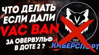 VAC-BAN DOTA 2 КАК СНЯТЬ БАН ???  ЗАБАНИЛИ В ДОТА 2 - ЭТО НЕ КОНЕЦ over+ скинченжер овервульф 2024