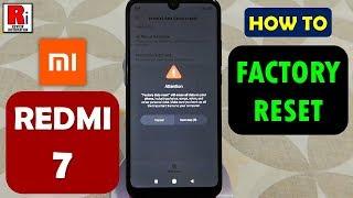 How To Factory Reset Xiaomi Redmi 7