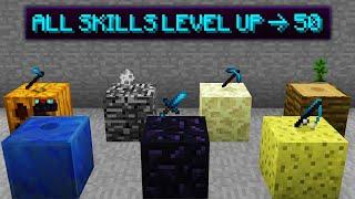 How I MAXED Every Skill In Hypixel Skyblock