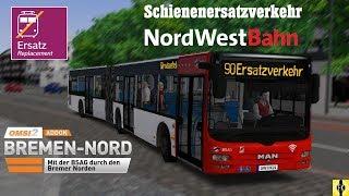 OMSI 2 60 FPS - BREMEN-NORD Schienenersatzverkehr 90E - Lets Play Omsi 2 #495