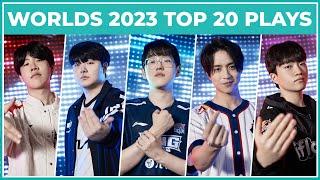 Top 20 Best Plays - Worlds 2023 Swiss Stage