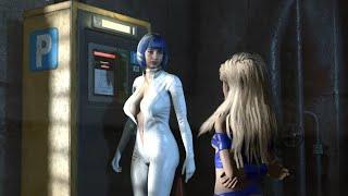 Resident Evil 2 Remake Claire White Catsuit Costume Biohazard 2 mod  4K