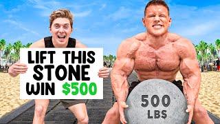 Lift The Worlds Heaviest Stone Win $500