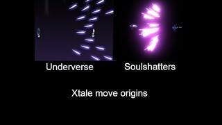 Underverse CrossXChara move origins Roblox - Soulshatters