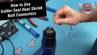 How to Use Solder Seal Heat Shrink Butt Connectors