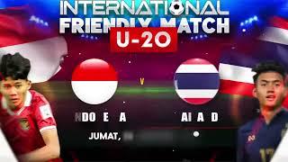 Saksikan International Friendly Match U-20 Timnas Indonesia VS Thailand Hari Ini - 26 Januari