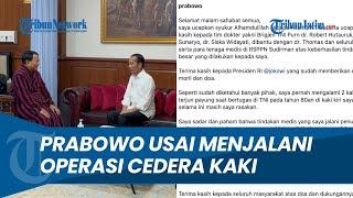 Presiden Jokowi Jenguk Prabowo Usai Jalani Operasi Cedera Kaki di RSPPN PB Soedirman