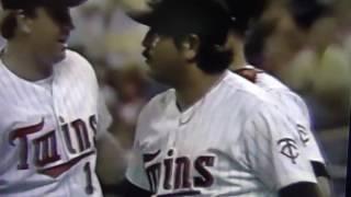 Minnesota Twins Spell Relief Jeff Reardon Keith Atherton Juan Berenguer