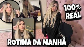 MINHA ROTINA DA MANHÃ PRA IR NA ESCOLA