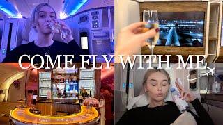 4K ASMR ️ Business Class Flight  24 Hours w A 2 Year Old  Fly With Me