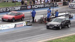 Turbo CRX vs Colorado Race Fab Honda