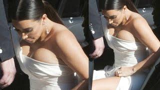 Kim Kardashian Hot Cleavage At Rome Oprah House