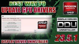 Installing NEW AMD Drivers & Clean Uninstall with DDU  23.5.1