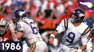 Vikings vs. 49ers Week 6 1986 Classic Highlights