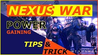 Nexus War - How to INCREASE POWER  Fast  Nexus War  Power Gaining Tips & Tricks