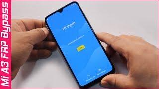 Mi A3 Frp UnlockBypass Google Account Lock 2019 Android 9.1