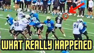 Bryce Young MAKING PLAYS In Team Drills At Carolina Panthers Training Camp - Jonathan Mingo BREAKOUT
