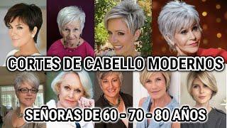 CORTES de CABELLO MODERNOS SEÑORAS DE 60 A 80 AÑOS CORTES  PELO PARA MUJERES DE 60 70 Y 80 AÑOS