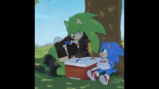 Scourge and little Sonic