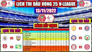 Lịch Thi Đấu Bóng Đá V LEAGUE 202223 Vòng 25  Hà Nội Đại chiến Hà Tĩnh  BẢNG XẾP HẠNG MỚI NHẤT