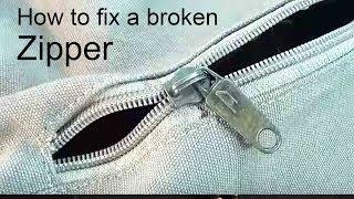 How to fix a broken Zipper