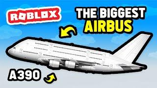 Worlds BIGGEST AIRBUS Plane in Cabin Crew Simulator Roblox