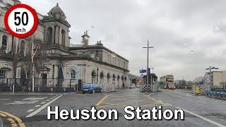 Dash Cam Ireland - Rathmines to Heuston Station in Dublin