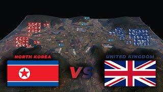 200.000 NORTH KOREAN ARMY vs 400.000 UNITED KINGDOM ARMY  WARNO