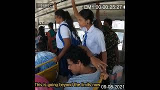 school girls ko bus me cherte hwe vedeo Virall #shorts #youtubeshorts