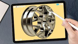 Modeling a Wheel Rim on the iPad  Shapr3D