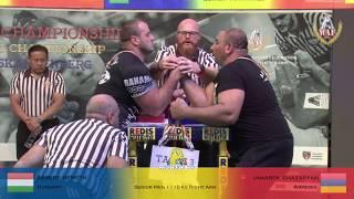 SENIOR MEN +110 KG RIGHT HAND FULL CLASS World Armwrestling Championship 2019