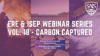 ERE & ISEP Webinar Series Vol  18   Carbon Captured How Business and Labor Control Climate Politics