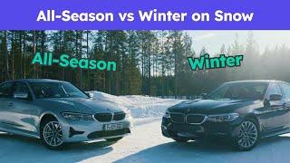 Michelin vs Pirelli - BEST All-Season vs BEST Winter Tyre Test 202223