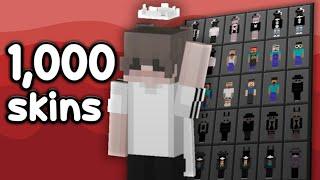  1000+ cosmetics skin pack  MCPEMCBE 1.21+ WORKS ON HIVE